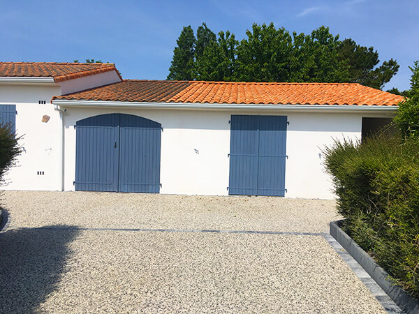 Construction d'une maison de plein pied à Grues, maçonnerie réalisée par Roland Gorge, Maçon à Angles, Grues et La Tranche Sur Mer - couvreur Saint Benoit Sur Mer, couvreur Saint Denis du Payré